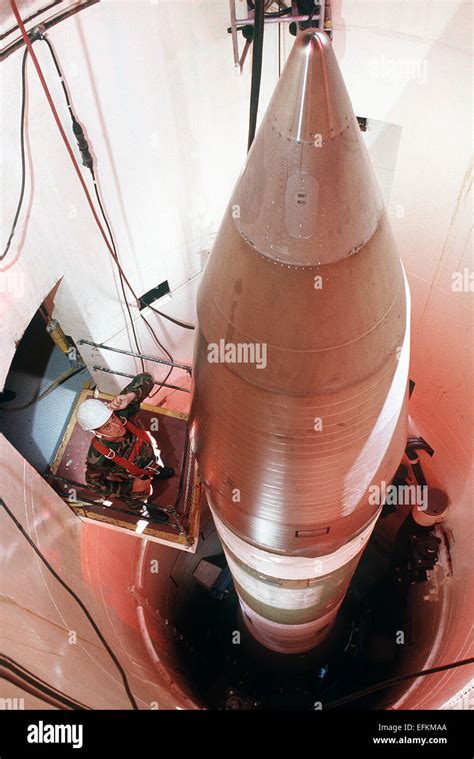 An Air Force Airman With The 321st Organizational Missile Maintenance