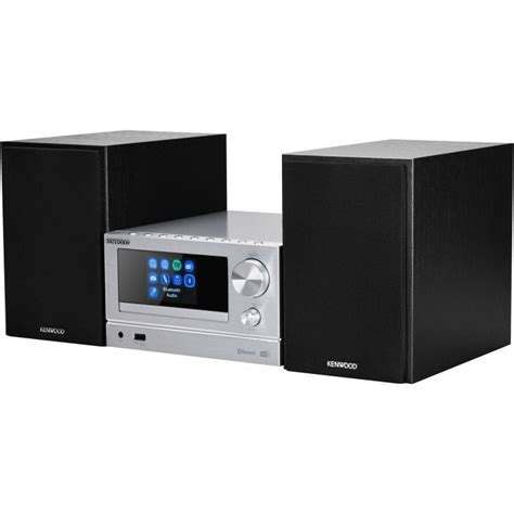 Kenwood M S Microcadena Hifi Bluetooth Con Cd Usb Dab Plata