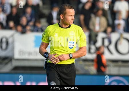 Lyngby Denmark 30th Oct 2022 Referee Morten Krogh Seen During The