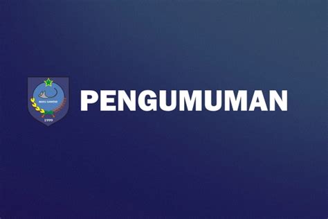 Pengumuman Perpanjangan Kedua Waktu Pendaftaran Seleksi Terbuka