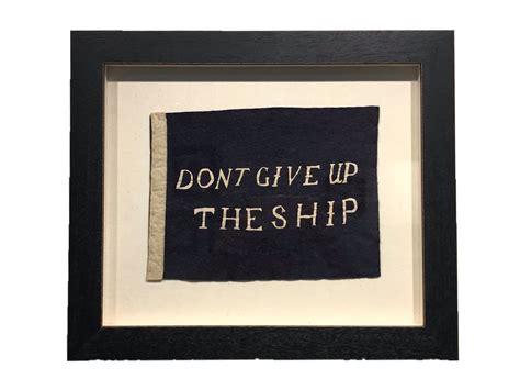 Don't Give Up the Ship Flag — Michael Hall Antiques