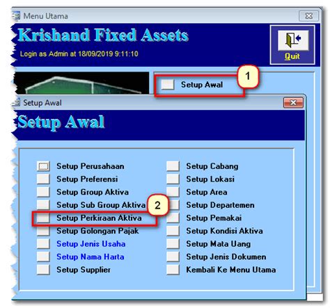 Jurnal Penyusutan Pada Krishand Fixed Assets