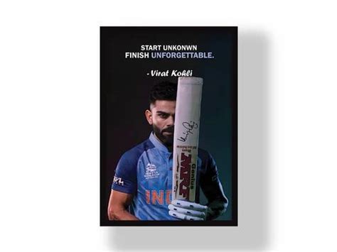 Virat Kohli Poster Frame Canvas At Rs In Bhopal Id