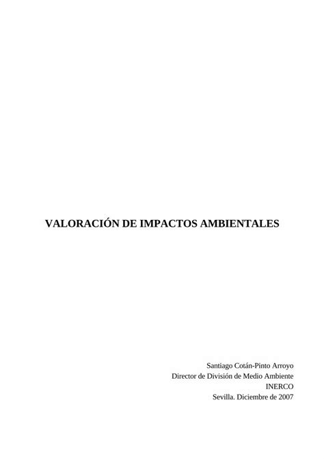 PDF VALORACIÓN DE IMPACTOS AMBIENTALES DOKUMEN TIPS