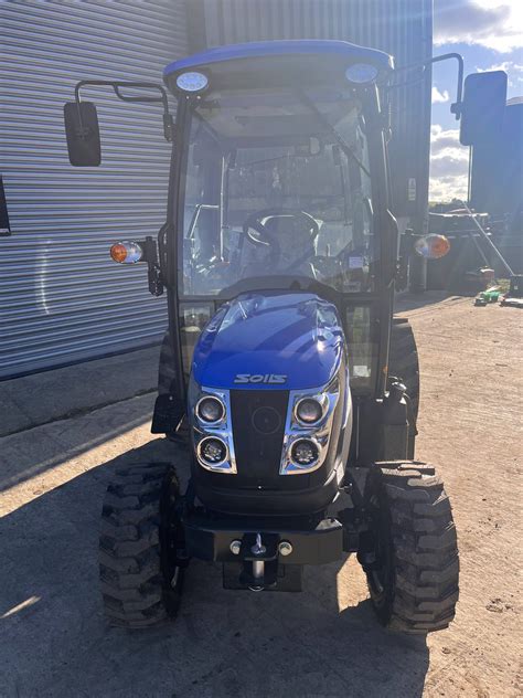 New Solis 26 HST Cab Compact Tractor Bale Baron UK