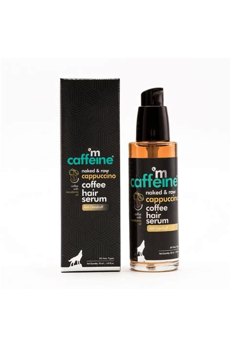 Buy M Caffeine Naked Raw Cappuccino Coffee Hair Serum Shoppers Stop