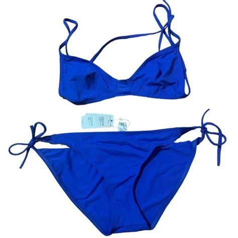 Eres New With Tags Royal Blue Bikini In Size Womens Depop