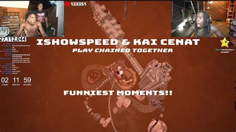 Ishowspeed And Kai Cenat Play Chained Together Funniest Moments Youtube