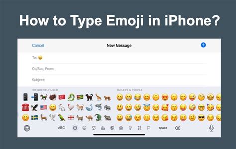 How To Type Emoji In Iphone Webnots