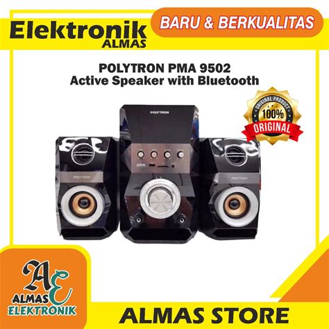 Jual Speaker Aktif Bluetooth Subwoofer Polytron Pma 9502 Active Speaker