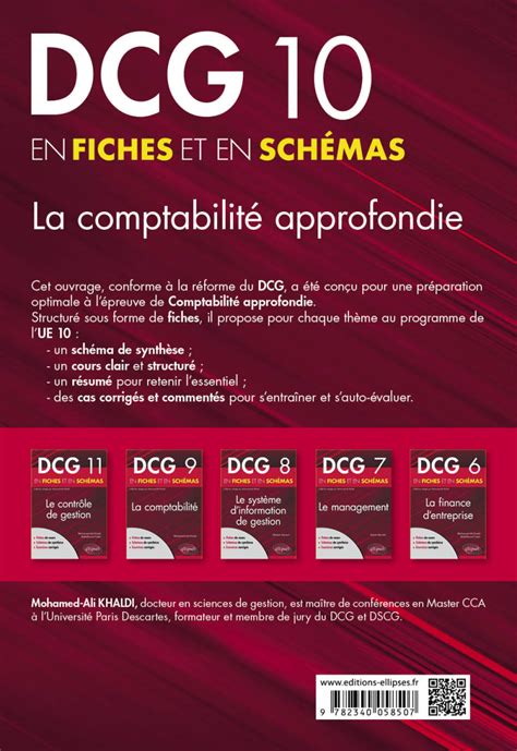 DCG 10 La comptabilité approfondie en fiches et en schémas