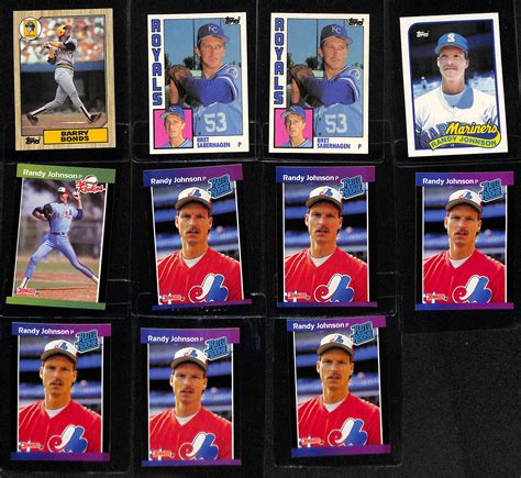 Lot Detail Lot Of 50 1980s Baseball Rookie Cards Inc Don