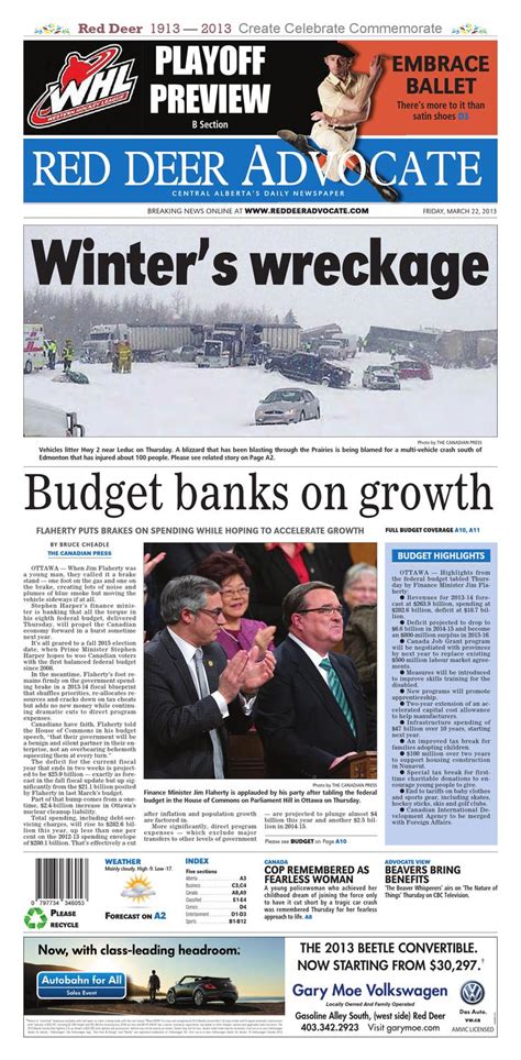 Red Deer Advocate March 22 2013 By Black Press Media Group Issuu