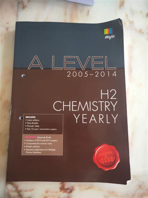 A LEVEL H2 CHEMISTRY EXAM PAPERS Hobbies Toys Books Magazines