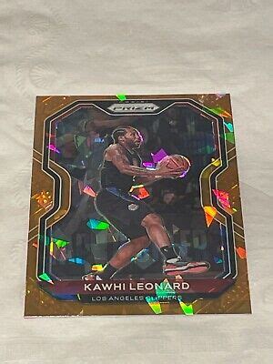 Panini Prizm Kawhi Leonard Orange Cracked Ice Prizm