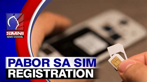 Mayorya Ng Mga Pilipino Pabor Sa SIM Card Registration Law YouTube