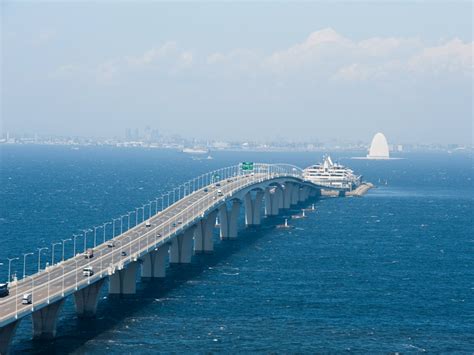 东京湾跨海高速，历经30多年的风风雨雨方从构想变为现实！ 日本地铁