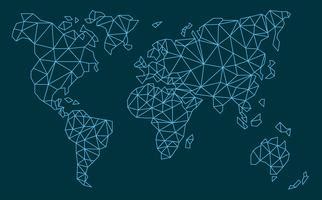 World Countries Map Vector - Download Free Vector Art, Stock Graphics ...