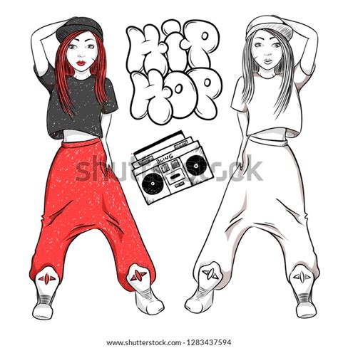 Hip Hop Dancer Coloring Pages