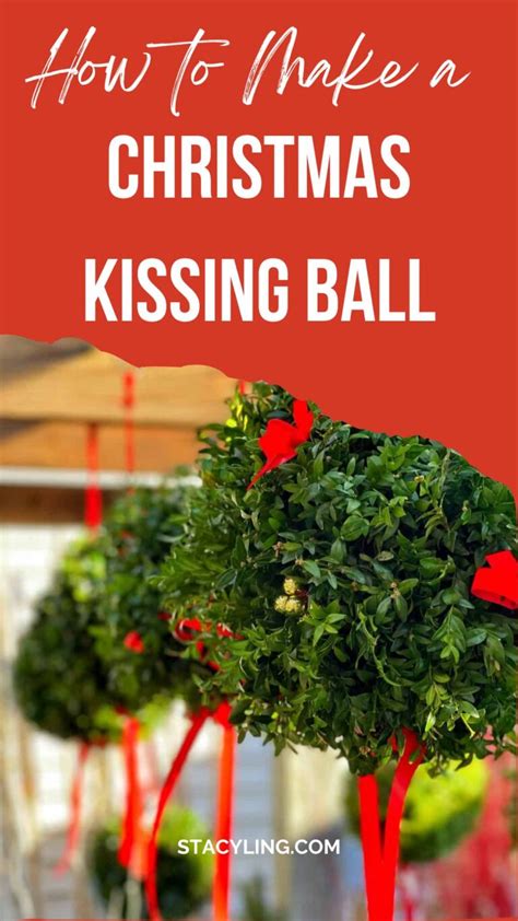 How To Make A Christmas Kissing Ball Bricks N Blooms With Stacy Ling