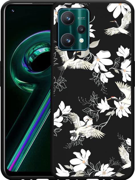 Hoesje Geschikt Vooor Realme Pro Zwart White Bird Bol