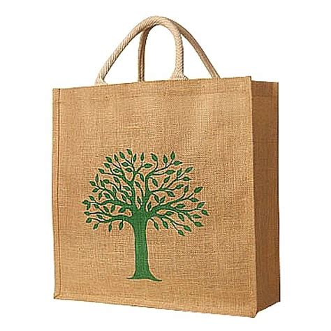 Printed Jute Carry Bag At Rs 80piece प्रिंटेड जूट बैग In Kolkata