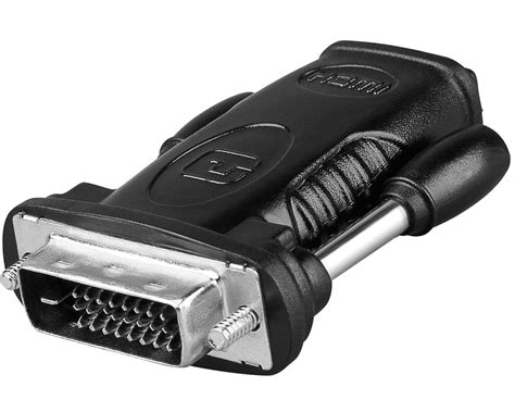 Goobay Monitor Adapter DVI D Stecker 24 1 Polig HDMI Kupplung Buchse