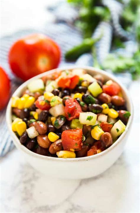 Mexican Bean Salad Recipe And Easy And Delicious Salad Side Dish