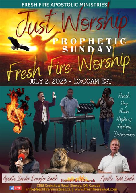 Fresh Fire Worship Just Worship Prophetic Sunday Fresh Fire