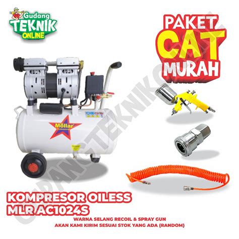 Jual Kompresor Angin L Mlr Ac S Mollar Hp Oiless Air Compressor