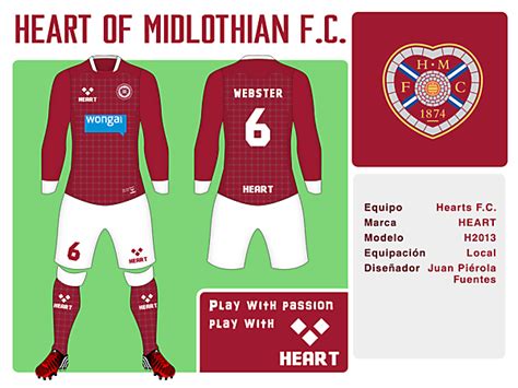 Heart of Midlothian FC Kit