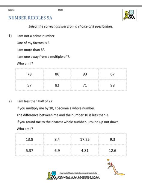 Math Riddles