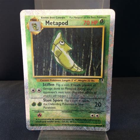 Metapod Legendary Collection Reverse Holo English Good