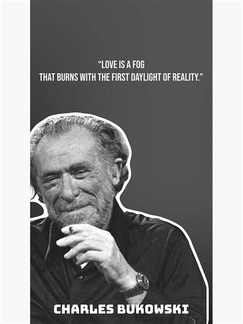 Charles Bukowski Sticker For Sale By E Design Studio Redbubble