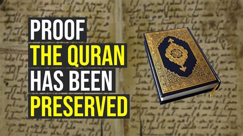 How To Prove The Quran Has Been Preserved Accurately Islamicity