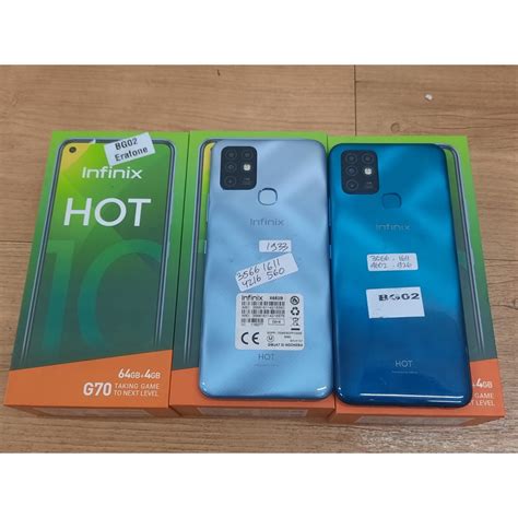 Jual Infinix Hot 10 Ram 4gb Rom 64gb Second Shopee Indonesia