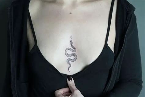 Discover More Than 85 Snake Tattoo Inbetween Breast In Cdgdbentre