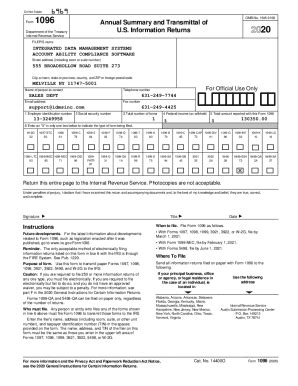 Fillable Online Form Annual Summary And Transmittal Of U S Fax