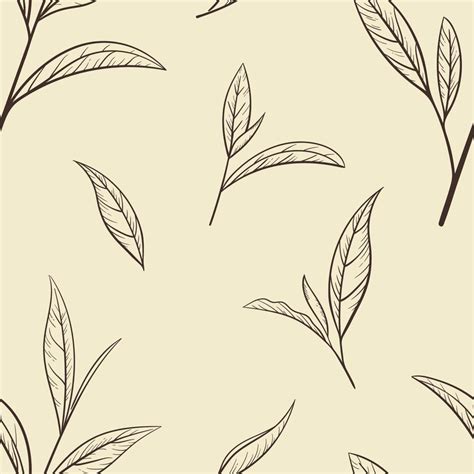 Tea Leaf Pattern Vector