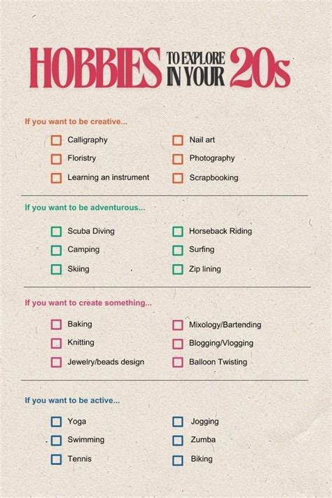 Best 12 100 Hobbies To Try The Ultimate Bucket List Of Hobbies Artofit