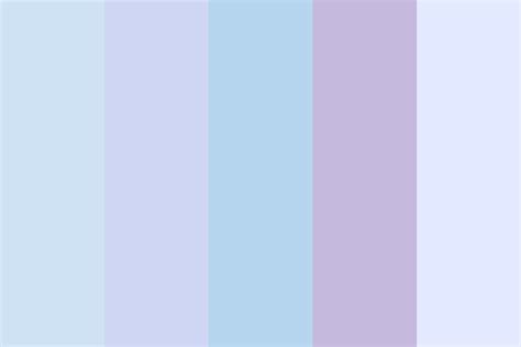 Soft Purple Blue Skies Color Palette