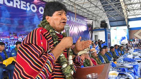 El Mas De Bolivia Nombra A Evo Morales Candidato Nico Para Las