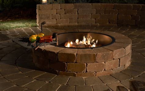 Outdoor Fire Pit Ring Insert | FIREPLACE DESIGN IDEAS