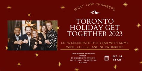 Wolf Law Chambers Toronto Holiday Get Together 2023 – Wolf Law Chambers