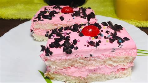 5 Minute Cake Recipe No Bake Cake Super Easy And Quick Strawberry Cake Ajfam Recipes Youtube