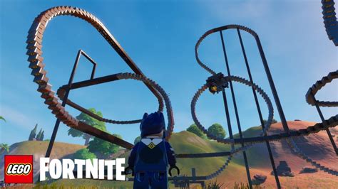 How To Build The Best Roller Coaster In Lego Fortnite🎢 Youtube