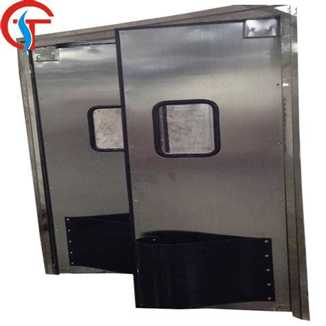 Swing Opening Factory Free Impact Traffic Door With PU Panel China