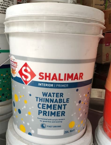 Shalimar Paints Water Thinnable Cement Primer At Rs 84 Litre Interior