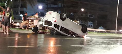 Acidente na avenida duplicada em Ilhéus Diário Bahia