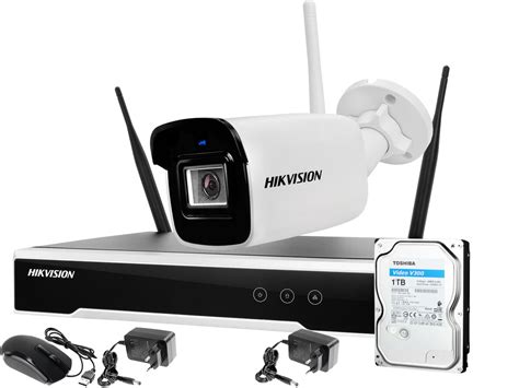 Hikvision Zestaw Monitoringu Bezprzewodowego Kamera Wifi Mpx Tb